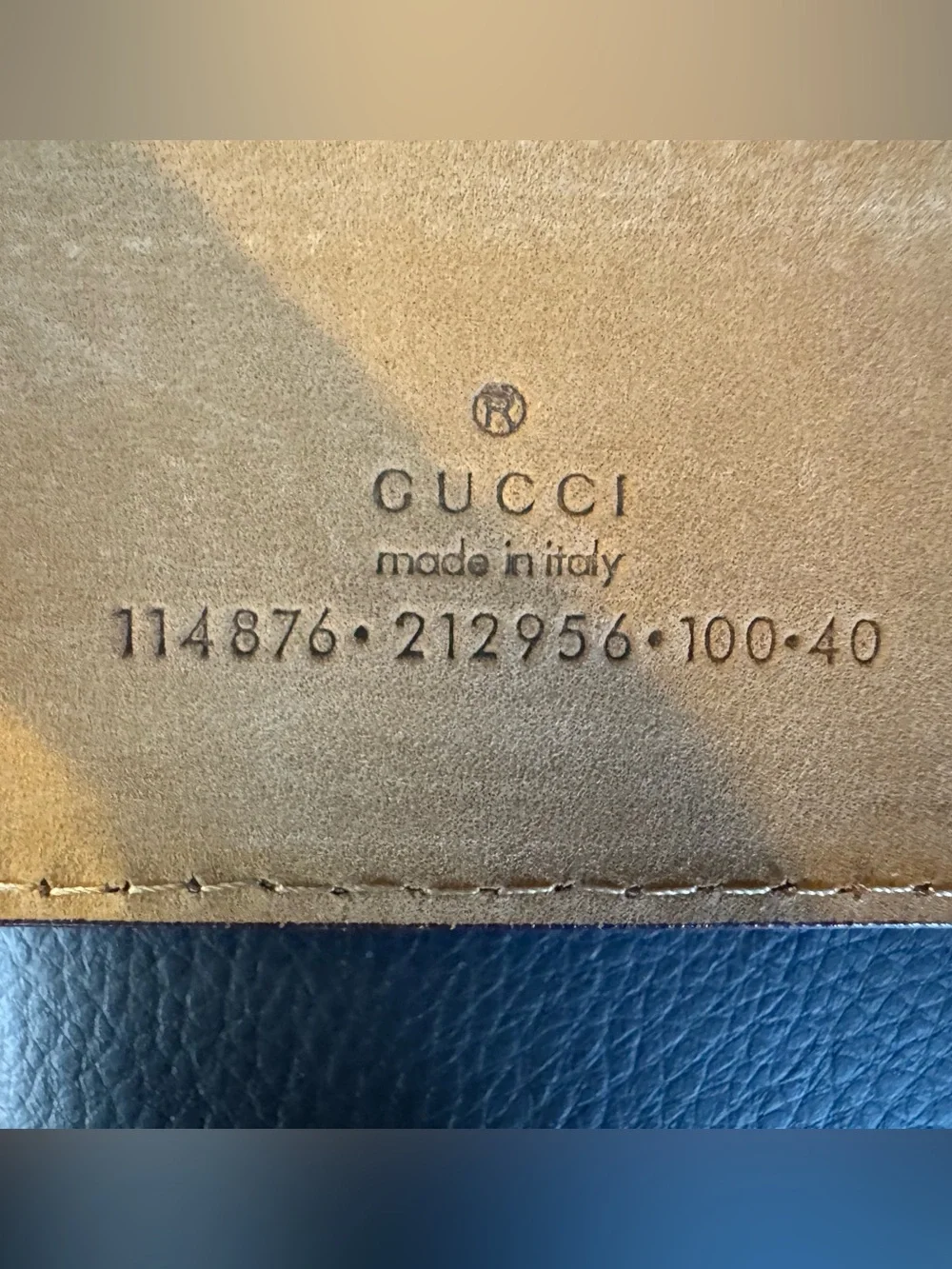 Gucci Monogram Interlocking G Buckle Belt